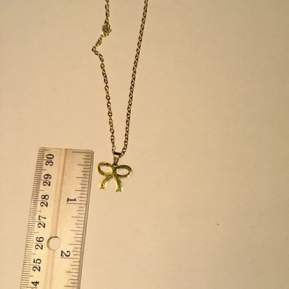 Bow necklace N899